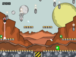 screenshot from level 2 of martian law video game