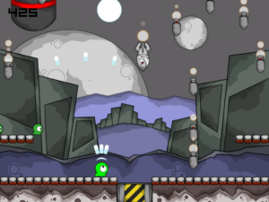 screenshot from level 3 of martian law video game