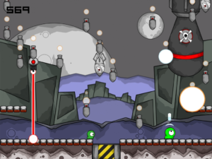 screenshot from level 3 of martian law video game
